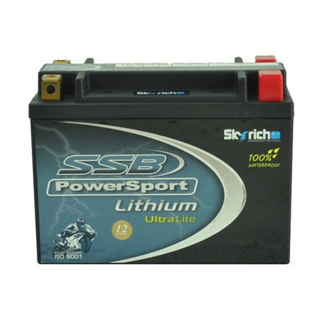 SSB LFP20HQ-BS PowerSport UltraLite 12V 7Ah/420CCA Lithium Battery