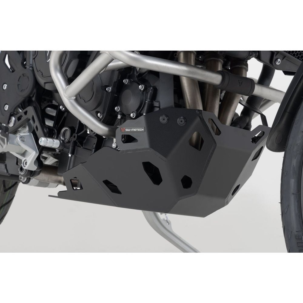 SW-Motech SW-MSS1160810100-B Engine Guard Black for Triumph Tiger 900 Rally Pro 23-Up w/OEM SBL