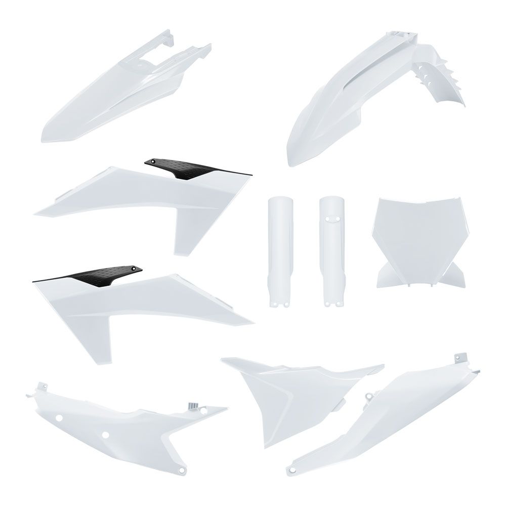 Polisport MX Plastic Kit White for KTM SX/SX-F/XC/XC-F 23-24