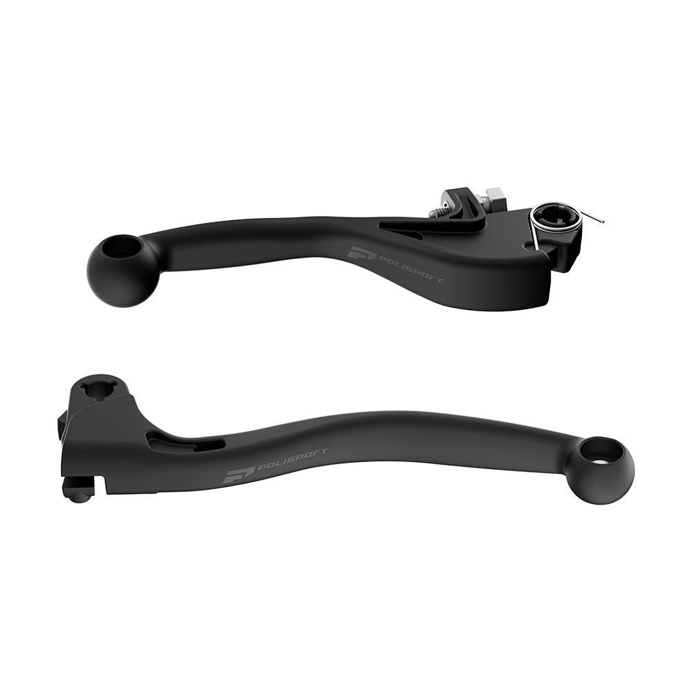 Polisport APT Lever Kit Black for Yamaha YZ/YZF 09-Up/YZ125/250X 18-Up/YZ450F 09-25/YZ250FX 20-Up/YZ450FX 19-Up