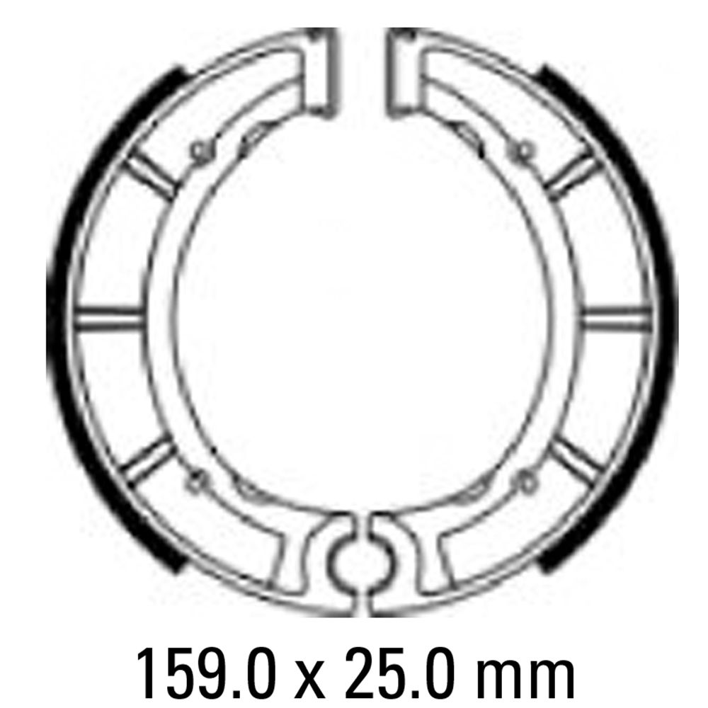Ferodo FSB948 Organic Compound Brake Shoes