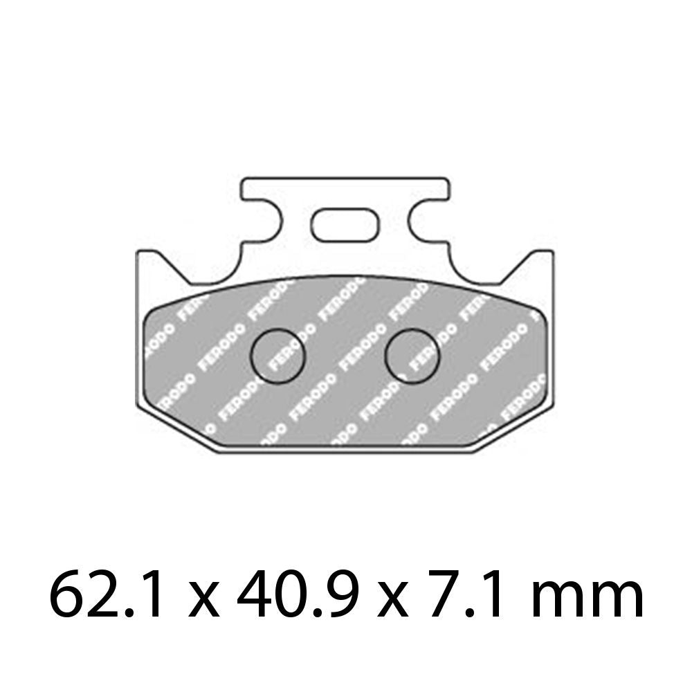 Ferodo FDB2270P Platinum Carbon Grip Road Series Organic/Non-Sintered Compound Brake Pads