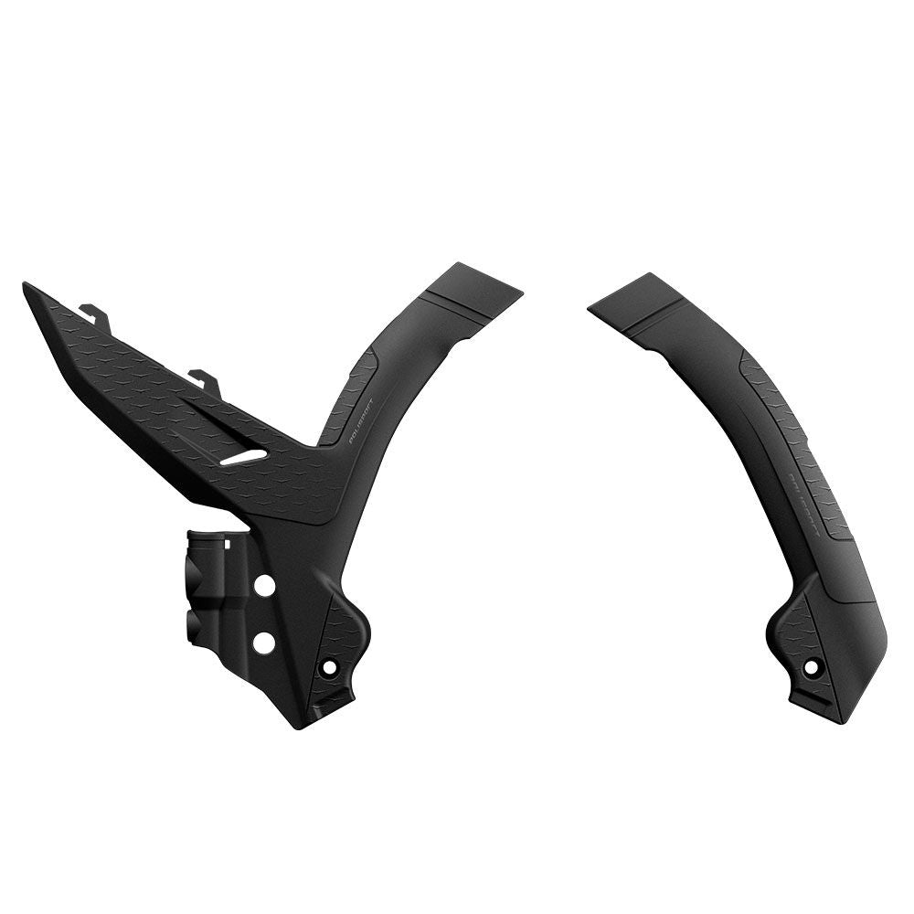 Polisport Frame Protectors Black for KTM SX/SX-F/XC/XC-F 23-Up/EXC/EXC-F/XC-W/XCF-W 24-Up