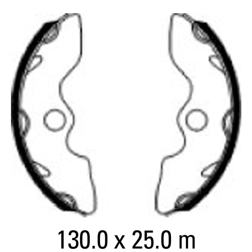Ferodo FSB945 Organic Compound Brake Shoes