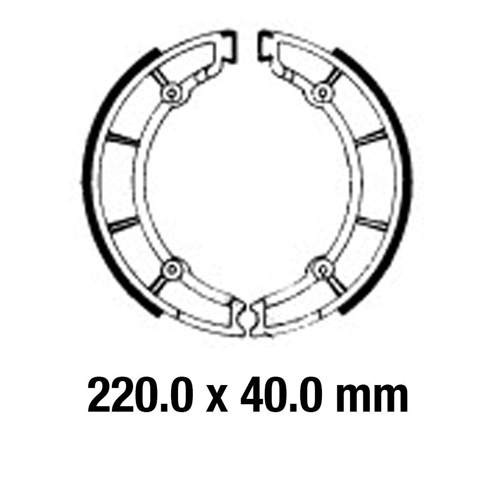 Ferodo FSB881 Organic Compound Brake Shoes