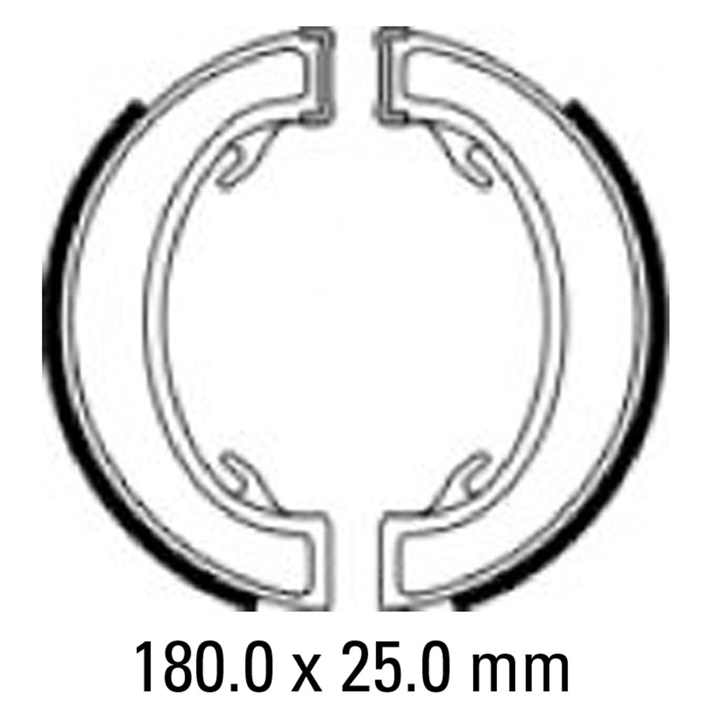 Ferodo FSB919 Organic Compound Brake Shoes