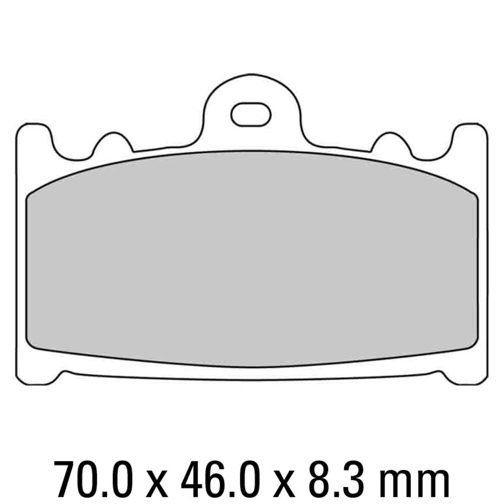 Ferodo FDB574ST Sinter Grip ST Road Series Sintered Metal Compound Brake Pads