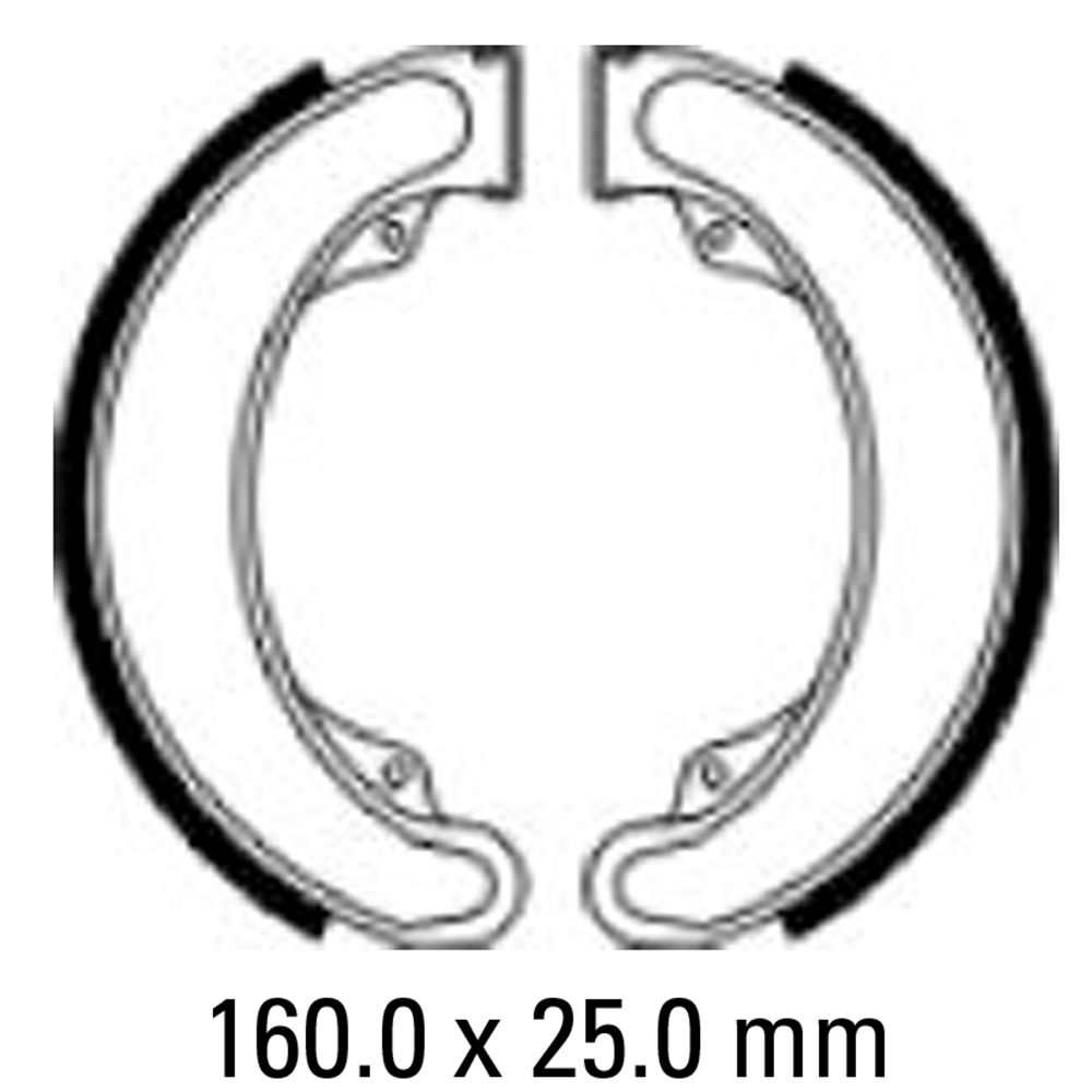 Ferodo FSB942 Organic Compound Brake Shoes