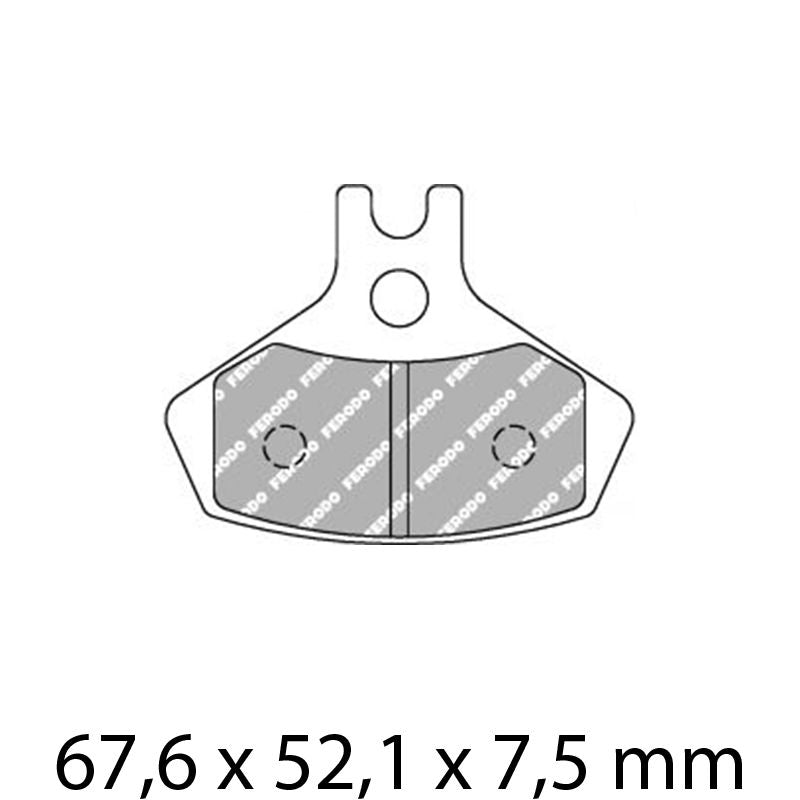 Ferodo FDB2271SG Sinter Grip SG Off-Road Series Sintered Metal Compound Brake Pads