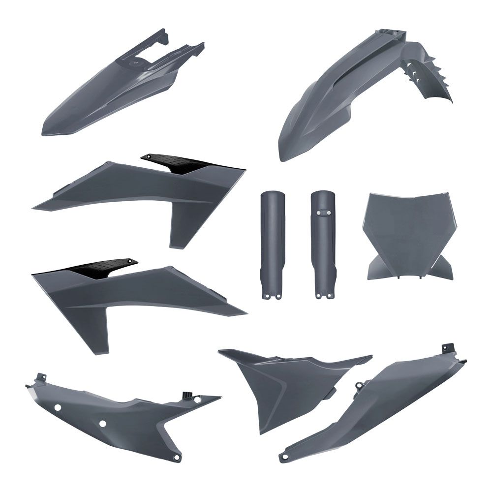 Polisport MX Plastic Kit Nardo Grey for KTM SX/SX-F/XC/XC-F 23-24