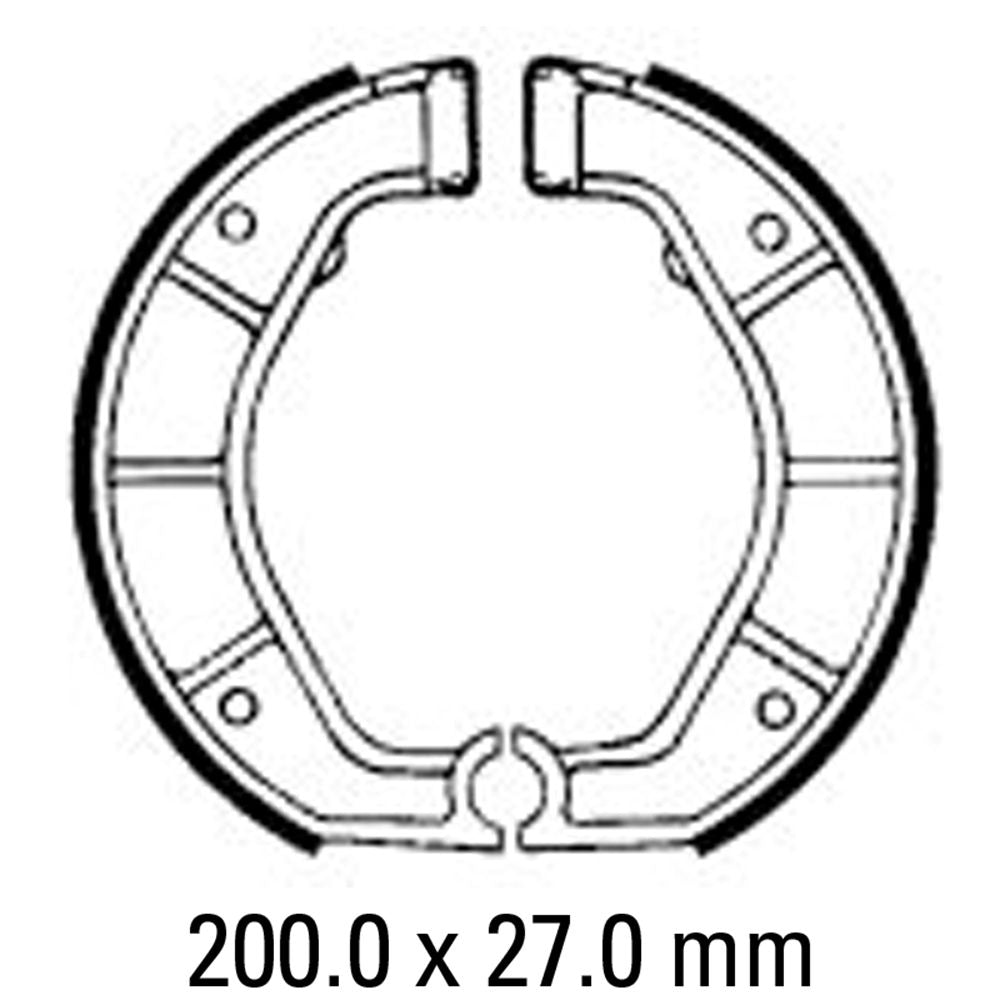 Ferodo FSB863 Organic Compound Brake Shoes