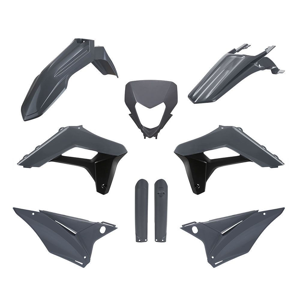 Polisport Enduro Plastic Kit Nardo Grey for Sherco SE-R/SEF-R 2024