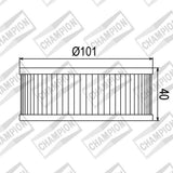Champion COF046 Oil Filter