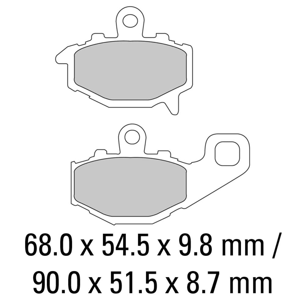 Ferodo FDB2012ST Sinter Grip ST Road Series Sintered Metal Compound Brake Pads