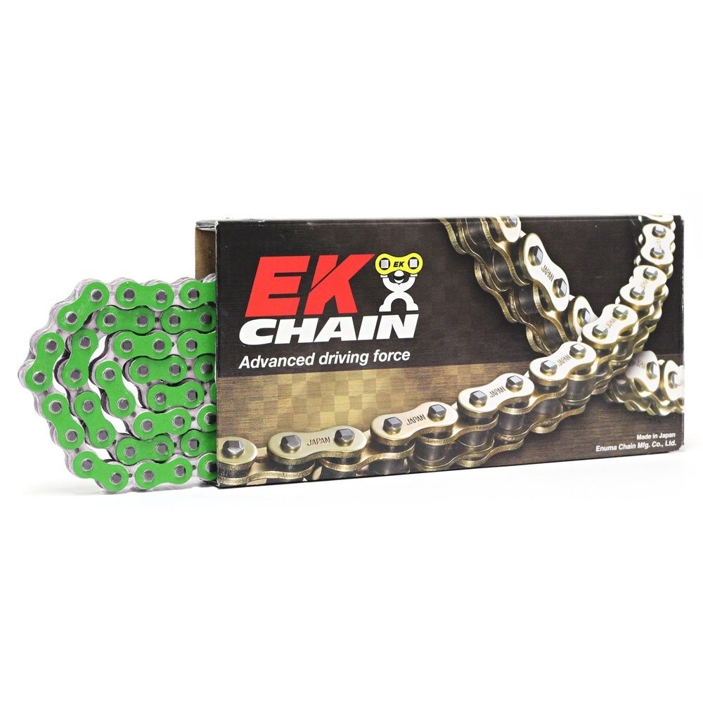 EK 530 ZVX3 NX-Ring Super Heavy Duty Metallic Green Chain 122L