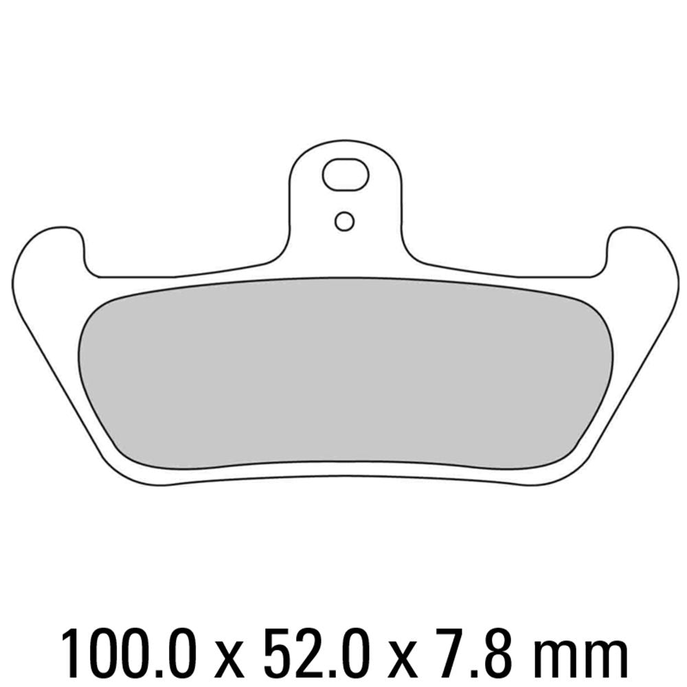 Ferodo FDB529P Platinum Carbon Grip Road Series Organic/Non-Sintered Compound Brake Pads