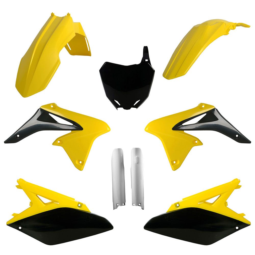 Polisport MX Plastic Kit OEM 2010-2012 Colours for Suzuki RMZ250 10-18