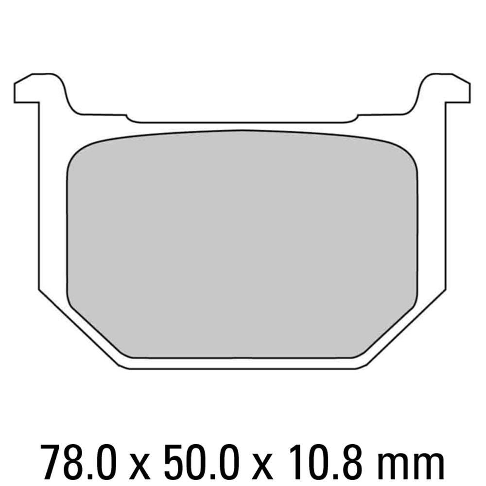 Ferodo FDB218P Platinum Carbon Grip Road Series Organic/Non-Sintered Compound Brake Pads