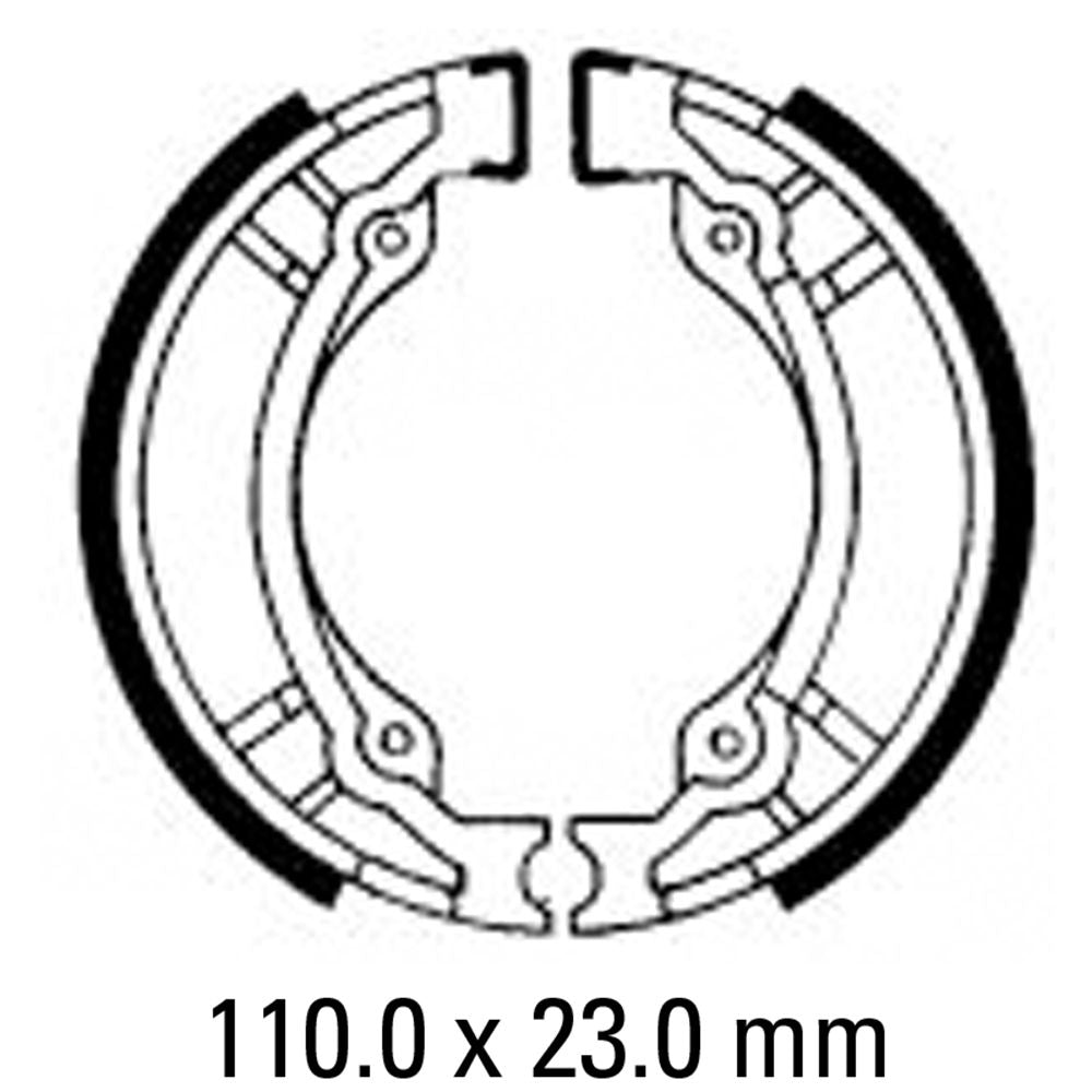 Ferodo FSB883 Organic Compound Brake Shoes
