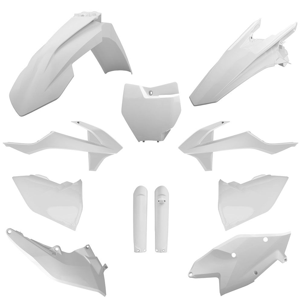 Polisport MX Plastic Kit White for KTM SX/SX-F/XC/XC-F 16-18