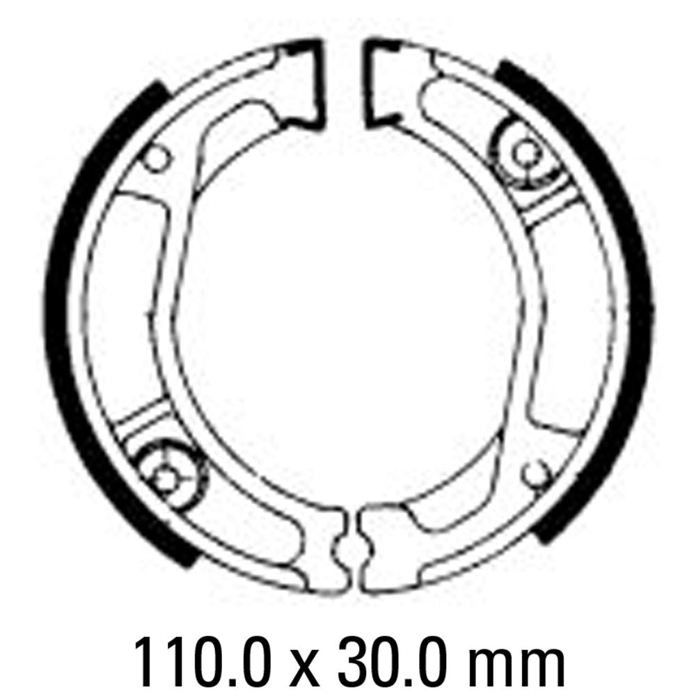 Ferodo FSB740 Organic Compound Brake Shoes