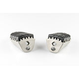 SW-Motech SW-FRS1001110000-S ION Footrest Kit Silver for CF Moto 800 MT-X 24-Up