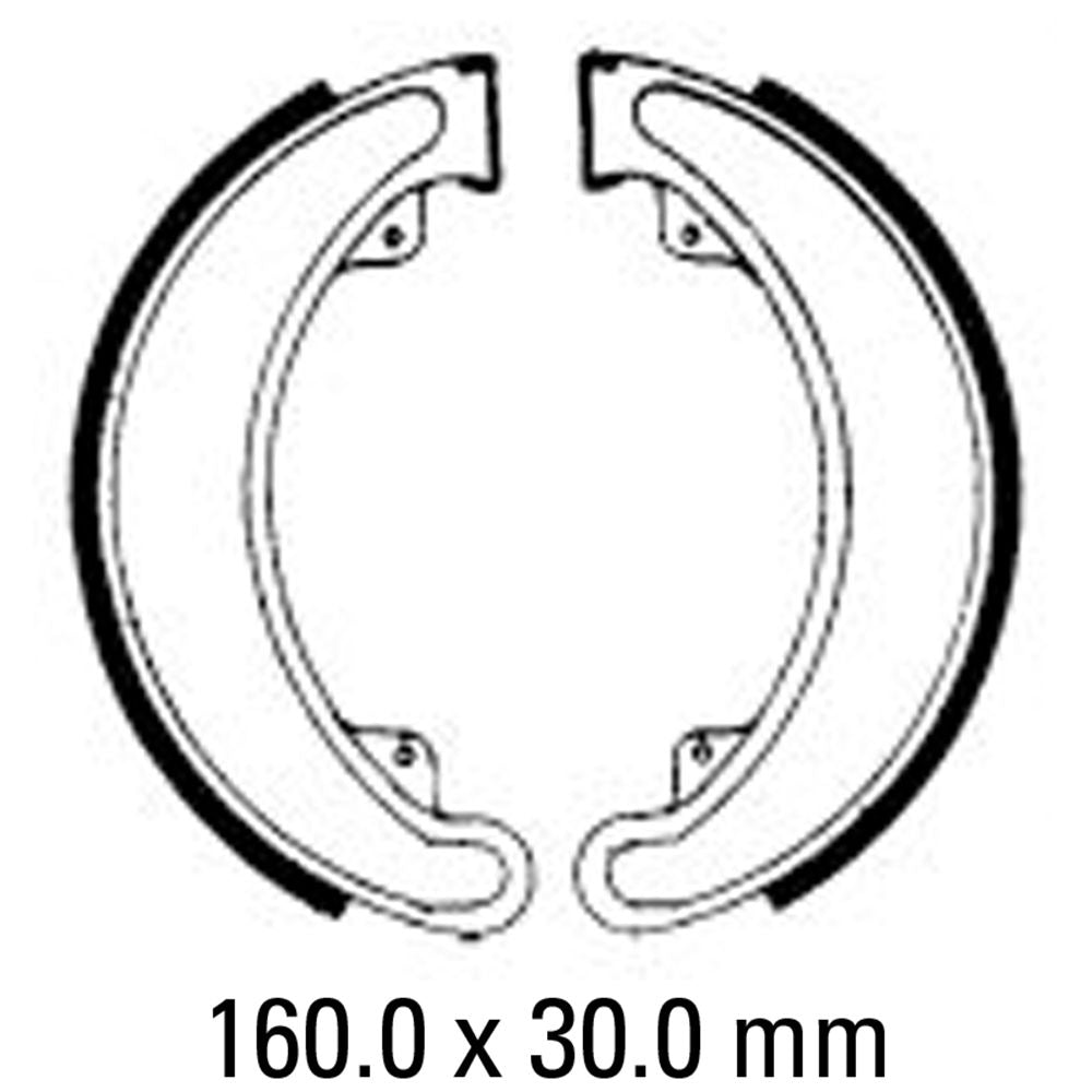 Ferodo FSB742 Organic Compound Brake Shoes