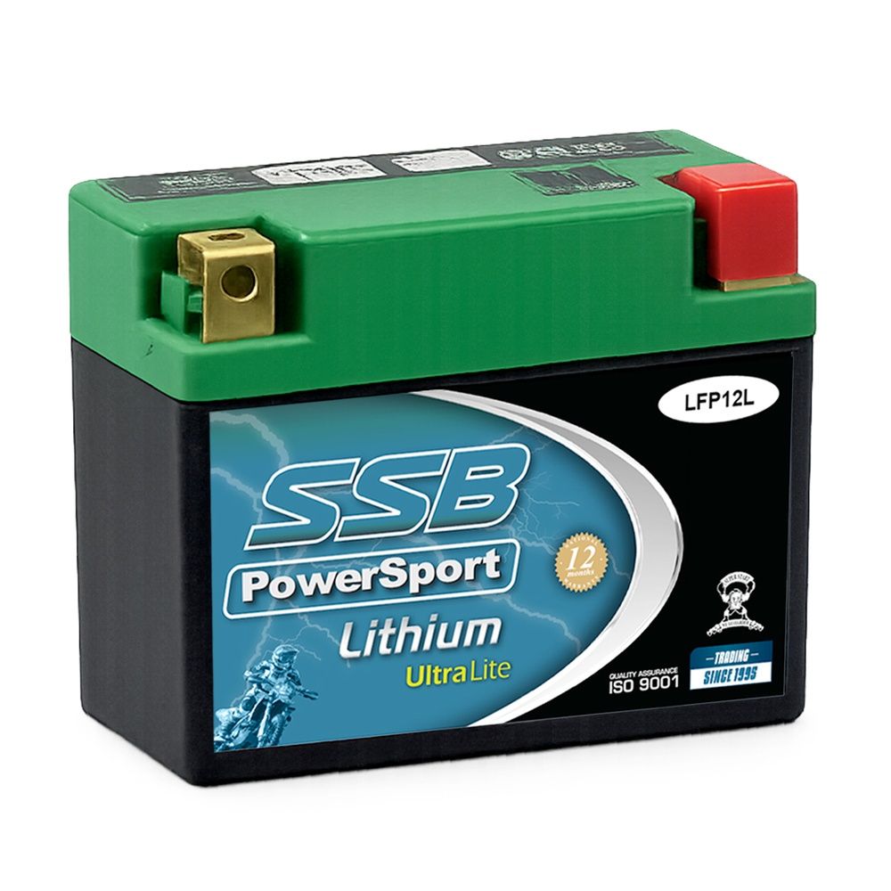 SSB LFP12L PowerSport UltraLite 12V 2.3Ah Lithium Battery