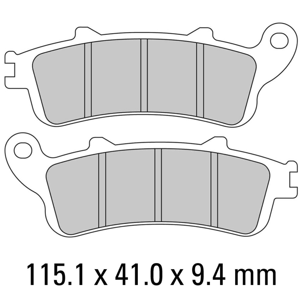 Ferodo FDB2075ST Sinter Grip ST Road Series Sintered Metal Compound Brake Pads