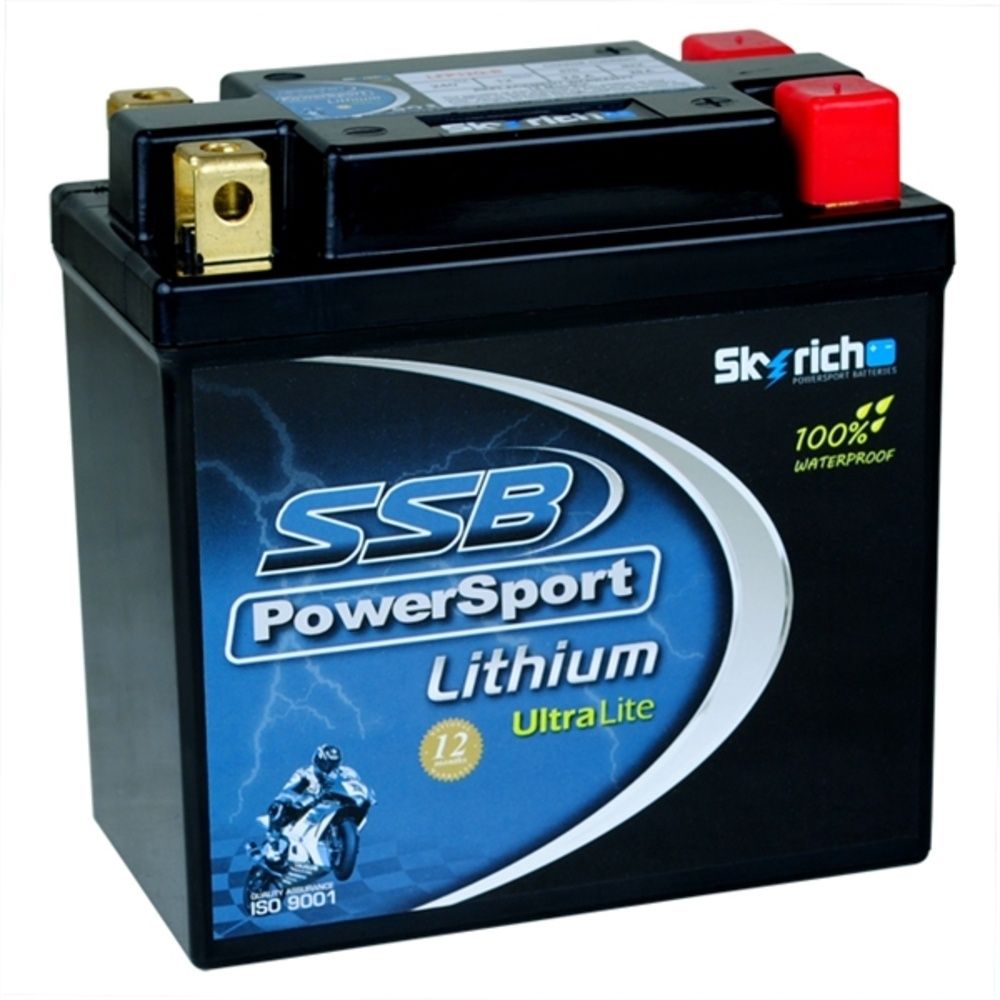 SSB LFP12Q-B PowerSport UltraLite 12V 4Ah/240CCA Lithium Battery