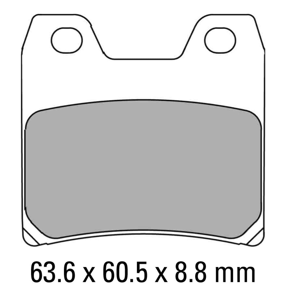Ferodo FDB2150ST Sinter Grip ST Road Series Sintered Metal Compound Brake Pads