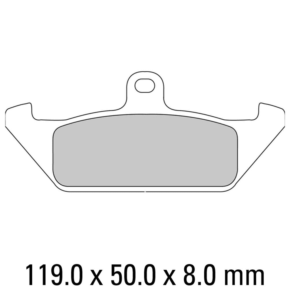 Ferodo FDB592P Platinum Carbon Grip Road Series Organic/Non-Sintered Compound Brake Pads