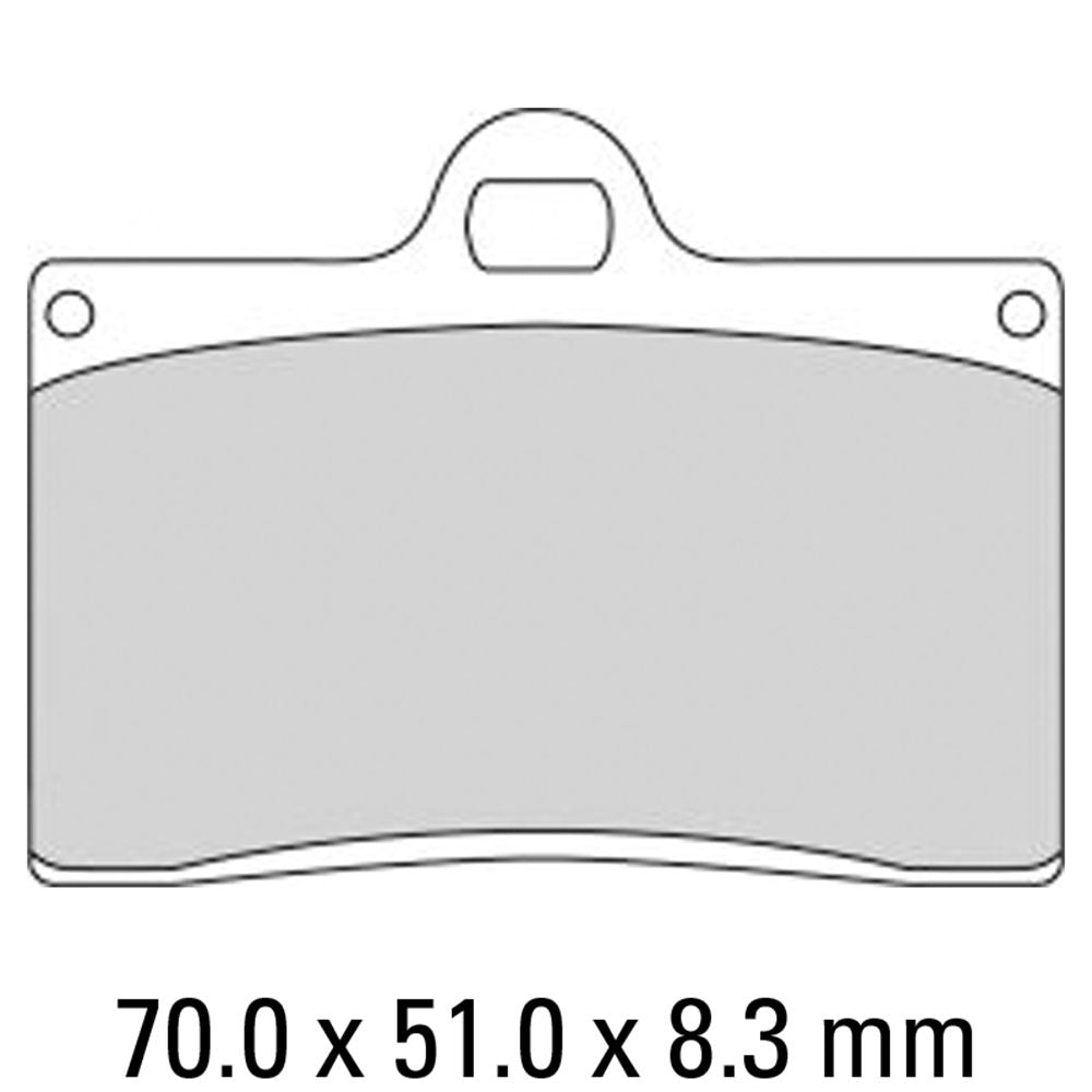 Ferodo FRP408P Platinum Carbon Grip Road Series Organic/Non-Sintered Compound Brake Pads