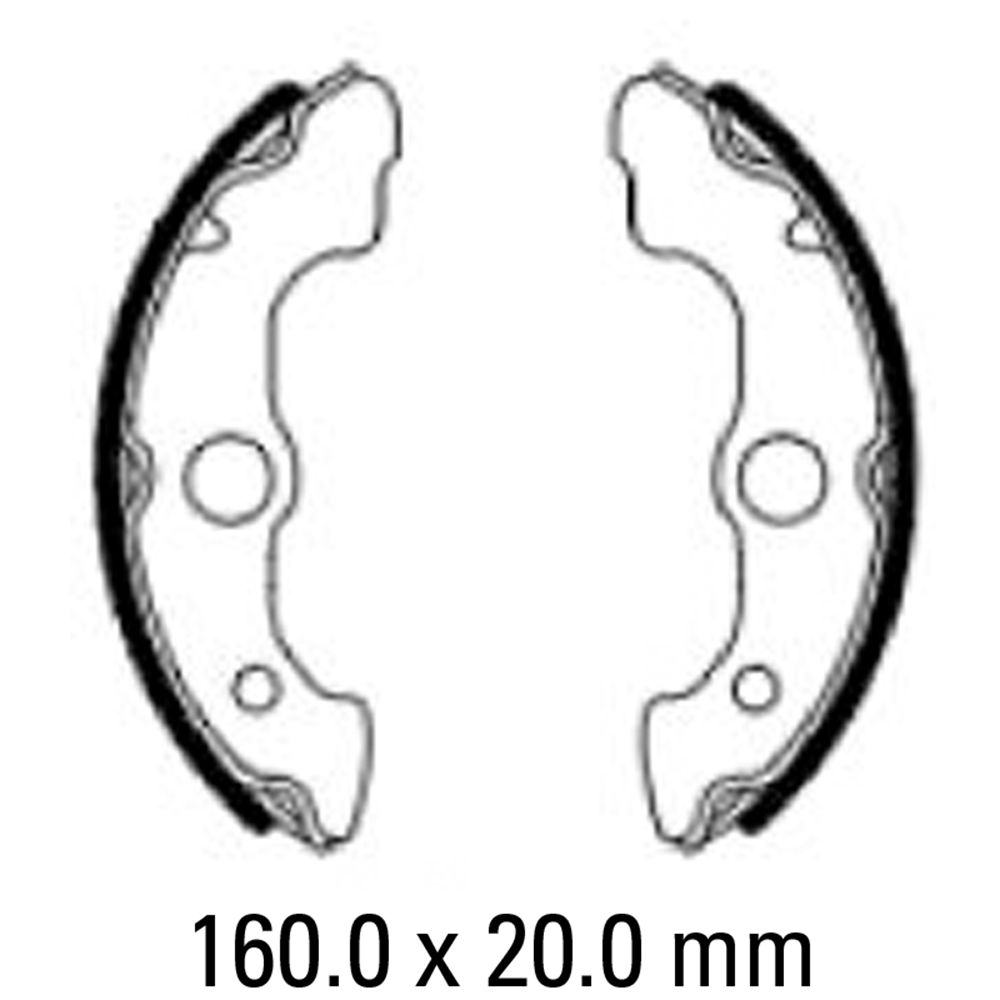Ferodo FSB931 Organic Compound Brake Shoes