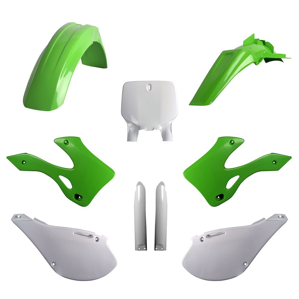 Polisport MX Plastic Kit OEM Colours for Kawasaki KX125/KX250 99-02
