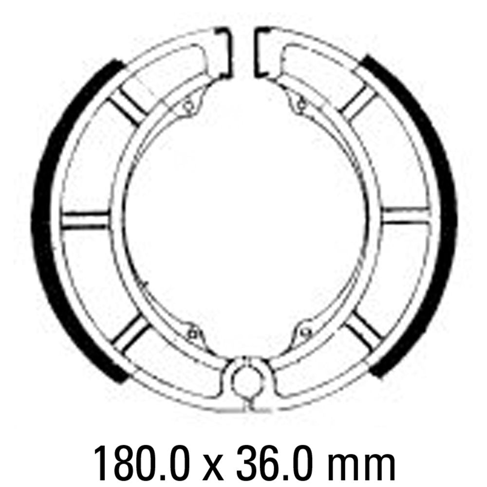 Ferodo FSB784 Organic Compound Brake Shoes
