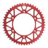 JT Sprockets RaceLite Series Alloy 52T Rear Sprocket Red (520 Pitch Chain)