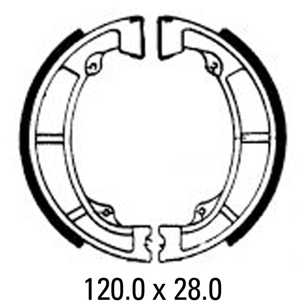 Ferodo FSB797 Organic Compound Brake Shoes