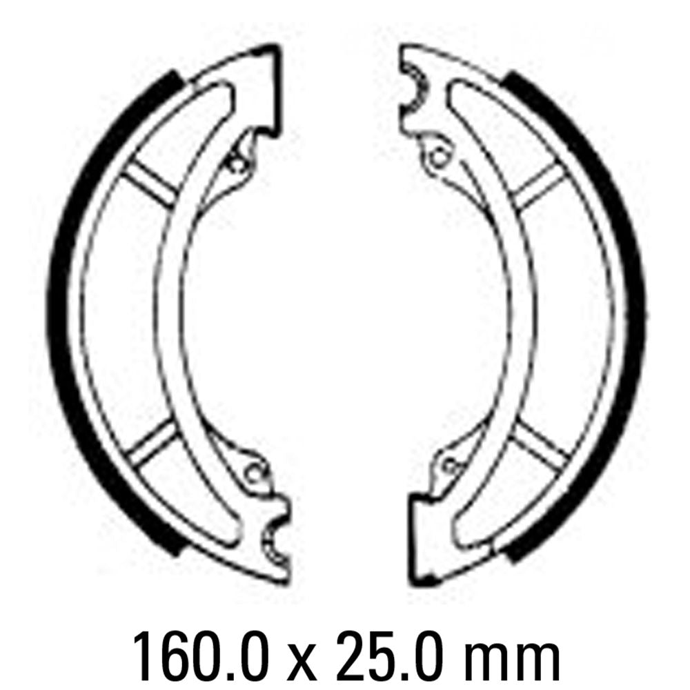 Ferodo FSB767 Organic Compound Brake Shoes