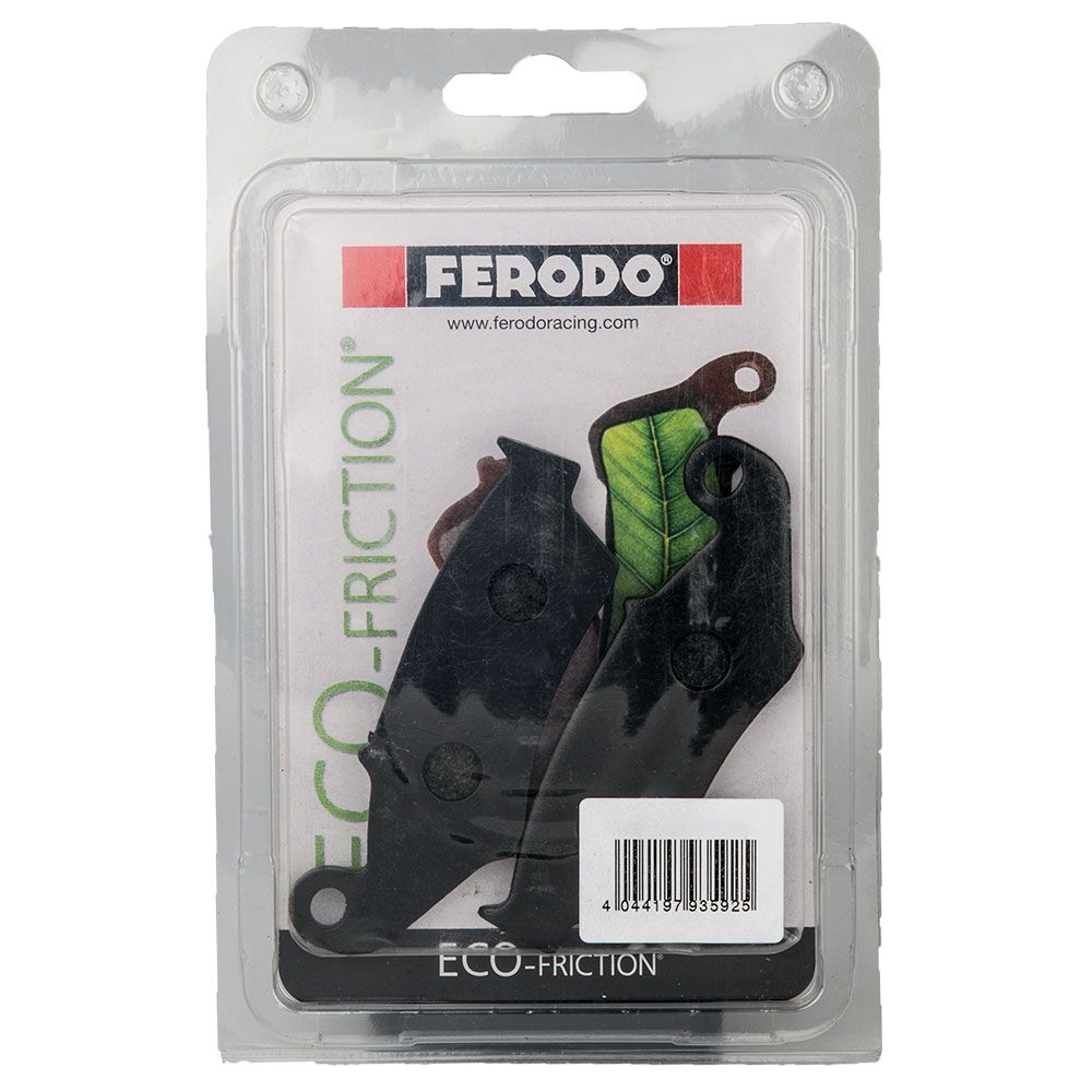 Ferodo FDB2018EF Eco-Friction Road Series Organic/Non-Sintered Mid-Metallic Compound Brake Pads