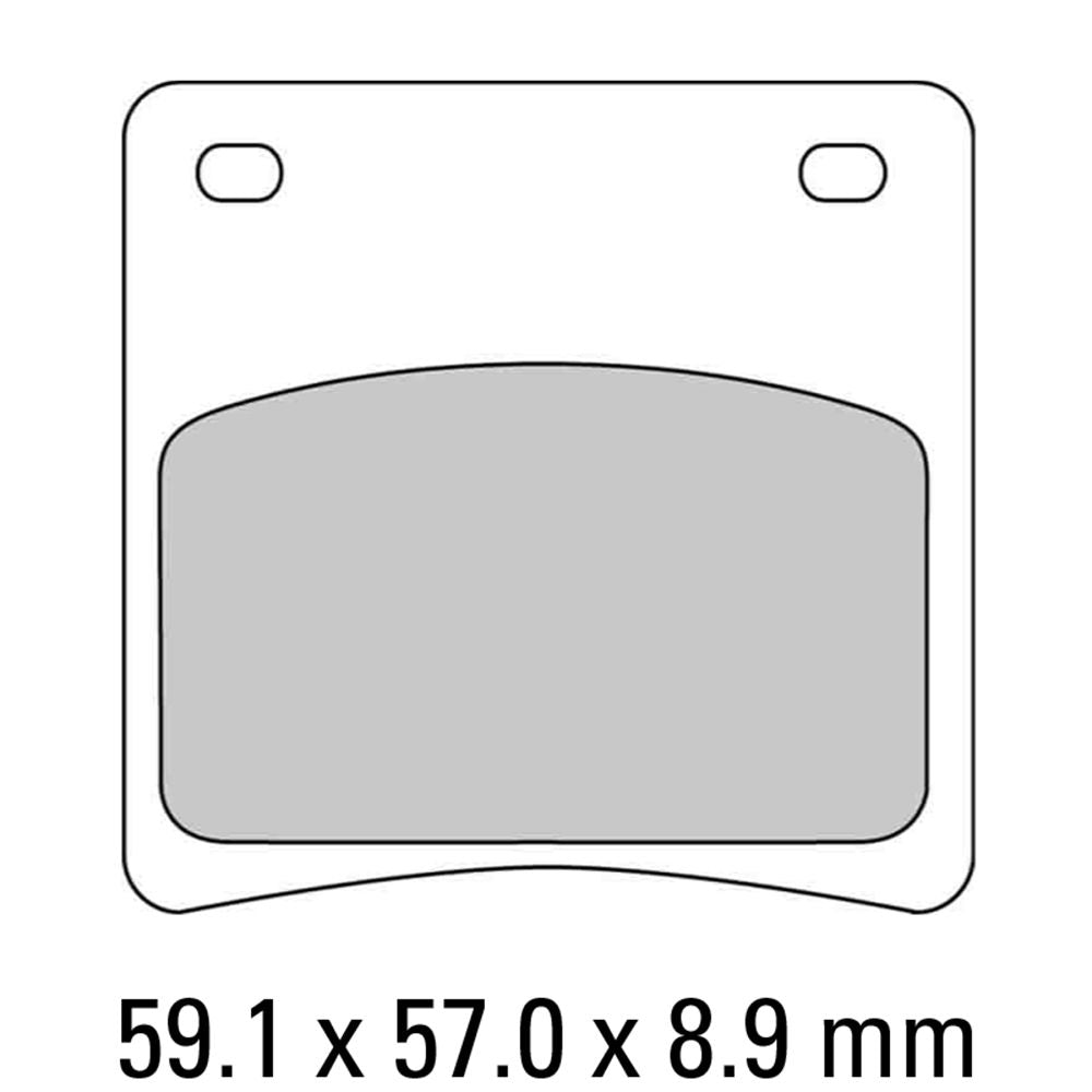 Ferodo FDB569P Platinum Carbon Grip Road Series Organic/Non-Sintered Compound Brake Pads