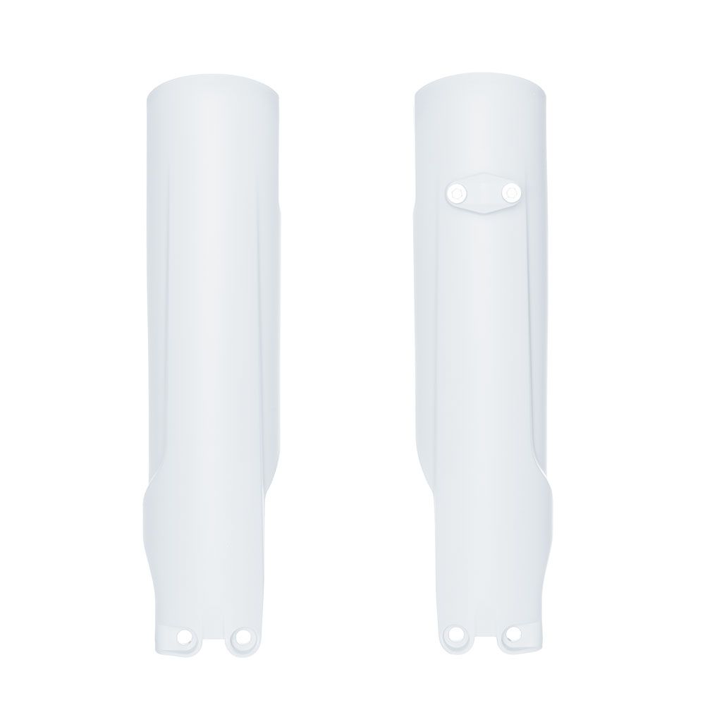 Polisport Fork Guard Protectors White for Husqvarna TC/FC/TX/FX 23-Up/TE/FE 24-Up/KTM SX/SX-F/XC/XC-F 23-Up/EXC/EXC-F/XC-W/XCF-W 24-Up
