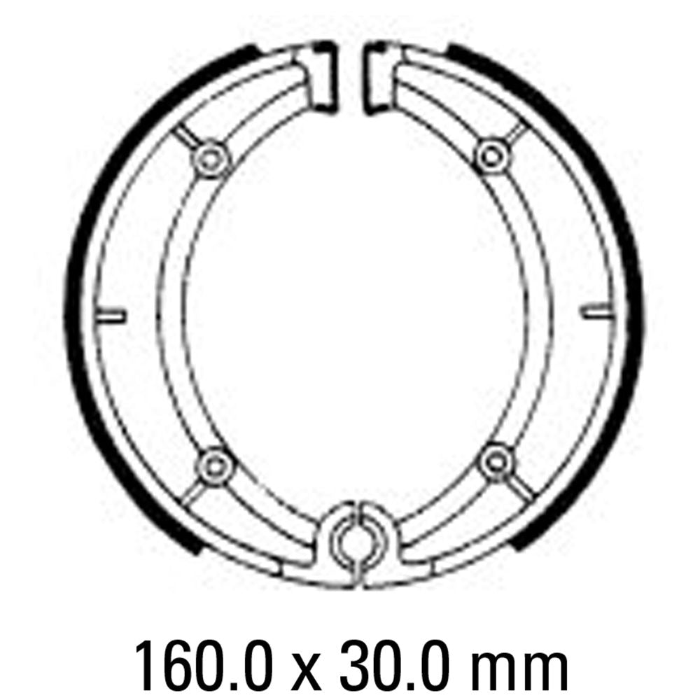 Ferodo FSB876 Organic Compound Brake Shoes