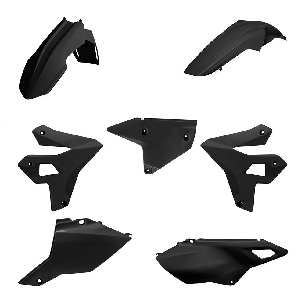 Polisport Enduro Restyle Plastic Kit Black for Suzuki DR-Z400 00-25