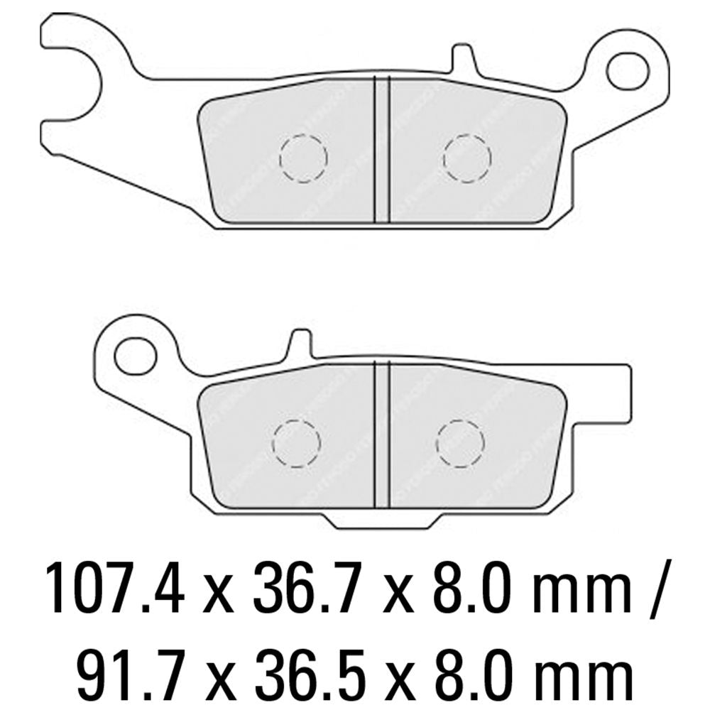 Ferodo FDB2230SG Sinter Grip SG Off-Road Series Sintered Metal Compound Brake Pads