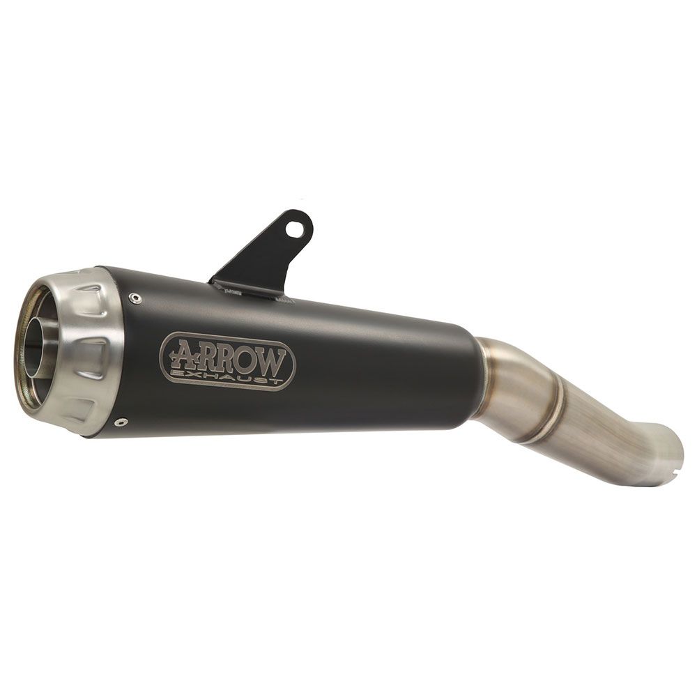 Arrow 71828PRN Pro-Race Nichrom Dark Slip-On Muffler w/Steel End Cap for Suzuki GSX-S 1000/GSX-S 1000 F 15-20/Katana 1000 19-20