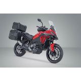 SW-Motech SW-ADV2280766000-B DUSC Black Adventure Luggage Set w/XL Top Case for Ducati Multistrada V2/Multistrada V2 S 24-Up