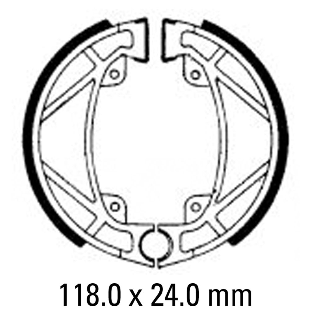 Ferodo FSB768 Organic Compound Brake Shoes