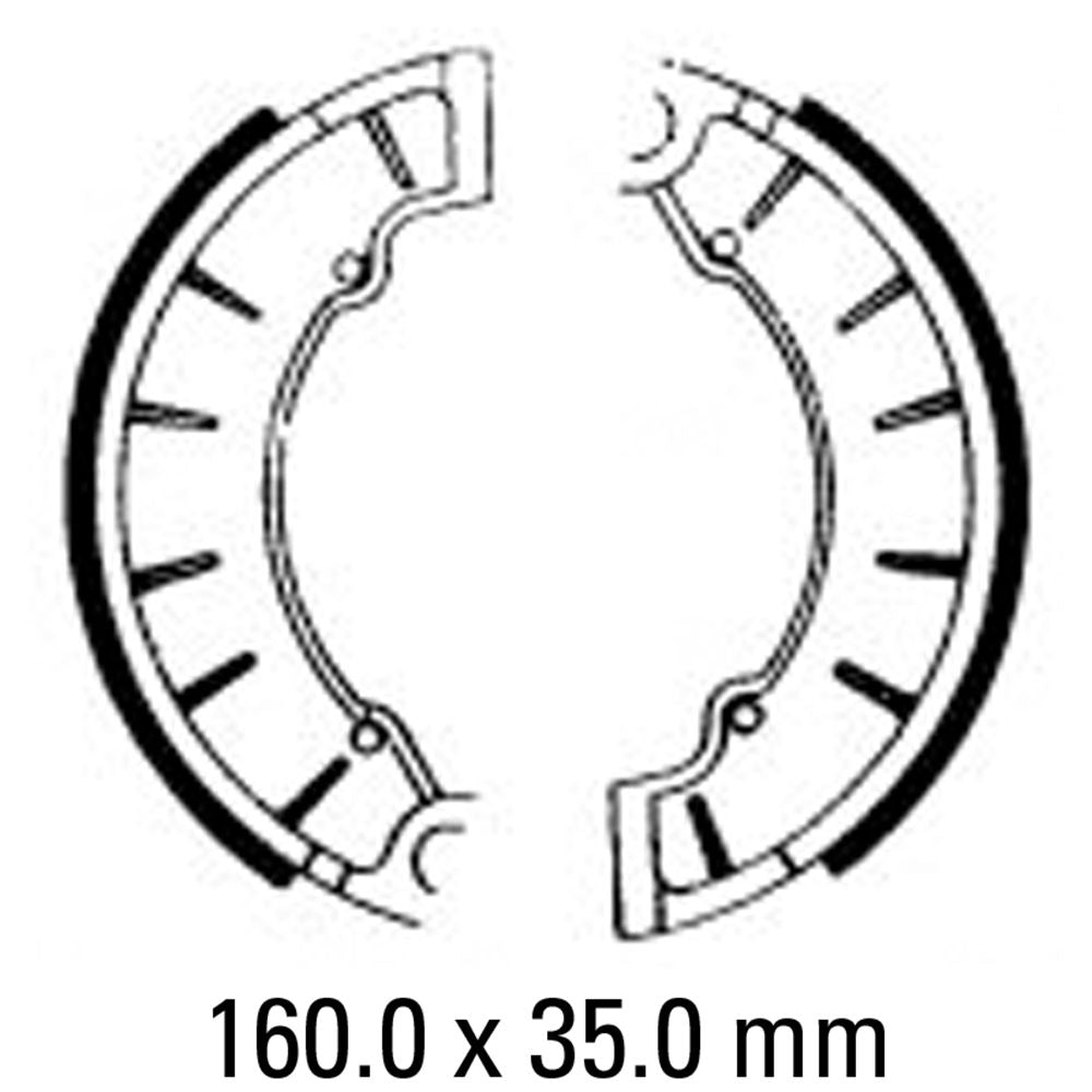 Ferodo FSB855 Organic Compound Brake Shoes