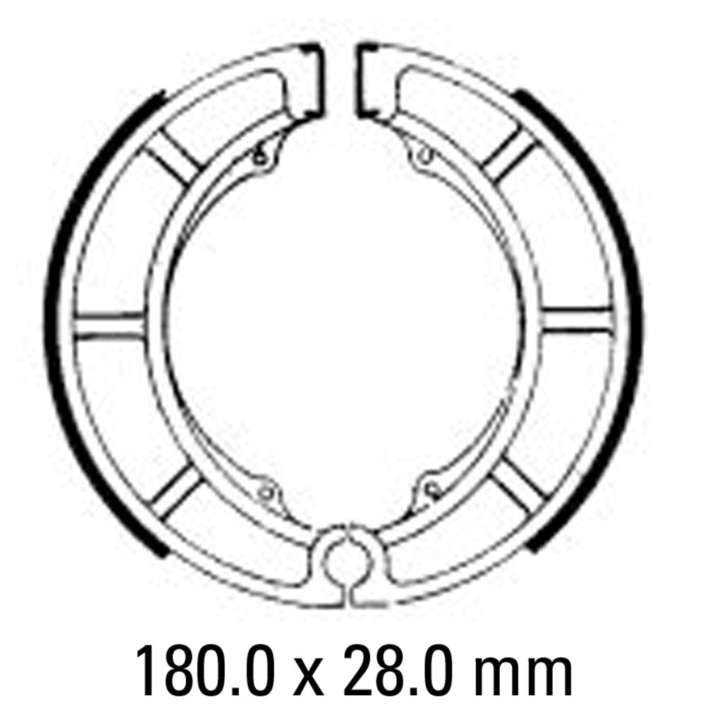 Ferodo FSB773 Organic Compound Brake Shoes